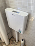 沐唯（muvi）馬桶水箱沖便器廁所蹲便器抽水箱一體通用衛生間蹲坑大沖力水箱 曬單實(shí)拍圖