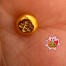 東一珠寶足金金豆足金999.9黃金投資理財送禮1g金豆（贈國檢證書(shū)漂流瓶） 金豆（3g）帶證書(shū)送攢金瓶 曬單實(shí)拍圖