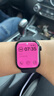 Apple/蘋(píng)果 Watch Series 10 智能手表GPS款42毫米亮黑色鋁金屬表殼黑色運動(dòng)型表帶M/L MX1P3CH/B 曬單實(shí)拍圖