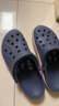 心卡洛馳洞洞鞋Crocs女鞋男鞋涼拖鞋休閑鞋沙灘鞋男戶(hù)外夏季情侶貝雅 貝雅-黑色 42-43 M9 曬單實(shí)拍圖