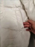 VEOX羽絨棉服女2025新款冬季短款洋氣棉襖寬松ins面包服加厚學(xué)生棉衣 米白色 配白色毛領(lǐng) M 88--103斤 曬單實(shí)拍圖