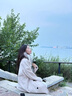 玖慕（JIUMU）純羊毛圍巾女秋冬季披肩外搭加厚保暖圍脖生日禮物中秋送女生 牛油果綠-女神色|熱賣(mài)推薦 曬單實(shí)拍圖