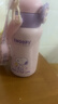 史努比（SNOOPY）雙飲兒童保溫杯吸管直飲兩用水杯316不銹鋼寶寶學(xué)生上學(xué)杯子 紫 曬單實(shí)拍圖