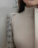 一體絨毛衣女加絨加厚針織打底衫秋冬新款修身內搭保暖洋氣上衣 燕麥色 加絨 【中領(lǐng)款一體絨】 L 【建議100~110斤】 曬單實(shí)拍圖