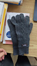恒源祥100%純羊毛毛線(xiàn)手套男女觸屏手套加厚保暖騎行戶(hù)外防寒手套禮物 深灰 均碼 曬單實(shí)拍圖