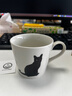丸モ高木陶器陶瓷馬克杯日本進(jìn)口創(chuàng  )意溫感變色咖啡杯美濃燒禮盒米白小貓300ml 曬單實(shí)拍圖