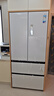 美的（Midea）M60系列520純平全嵌法式多門(mén)四開(kāi)門(mén)家用冰箱超薄雙系統循環(huán)大容量制冰BCD-520WUFPZM(E)白國家補貼 曬單實(shí)拍圖