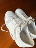 FEDfed女鞋真皮平底厚底運動(dòng)休閑鞋女德訓鞋小白鞋板鞋女 白色  38 曬單實(shí)拍圖