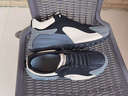 男鞋冬季皮面運動(dòng)鞋透氣大碼內增高減震軟底耐磨跑步鞋休閑阿甘鞋 NAW2501黑灰 39 曬單實(shí)拍圖