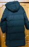鴨鴨王一博同款322g充絨冰殼3.0羽絨服男女長(cháng)款冬季新款加厚保暖外套 青光黑色 M (推薦110-130斤) 曬單實(shí)拍圖