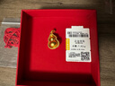 中鑫珠寶福來運(yùn)轉(zhuǎn)古法黃金葫蘆吊墜旋轉(zhuǎn)葫蘆掛墜足金999項鏈男女 7.94g 曬單實拍圖