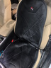 閑鳥(niǎo)汽車(chē)加熱坐墊石墨烯冬季座椅墊車(chē)載電加熱毛絨保暖座墊腰靠一體墊 雙層石墨烯款【主駕單座】【智能啟停-全方位速熱】 12V24V通用座椅改裝背靠一體防滑加熱墊 曬單實(shí)拍圖