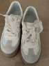 熱風(fēng)（Hotwind）【商場(chǎng)同款】女鞋復古德訓鞋春秋新款優(yōu)雅芭蕾風(fēng)厚底板鞋小白鞋女 135米銀 36 曬單實(shí)拍圖