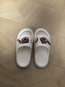 迪士尼厚底防滑EVA涼拖鞋女夏戶(hù)外休閑防滑 草莓熊白色  22.5 34-35碼 曬單實(shí)拍圖
