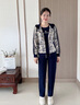 度特朗休閑運動(dòng)套裝女春秋季2025新款洋氣女士連帽衛衣花色跑步服三件套 9015寶藍色 2XL 【建議體重120-129斤】 曬單實(shí)拍圖