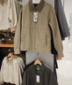 優(yōu)衣庫男裝女裝休閑拉鏈短茄克外套巴恩風(fēng)翻領(lǐng)夾克478230 480827 478230/34駝色 XL 曬單實(shí)拍圖