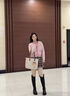 Ehangy包包女款2025年托特包手提包時(shí)尚單肩斜挎包七夕情人節禮物送女友 米色【大牌2025年流行款】 曬單實(shí)拍圖