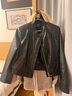 三彩2025秋季新款PU仿皮外套小皮衣寬松短款休閑夾克小個(gè)子M 經(jīng)典黑 M 160/84A 曬單實(shí)拍圖