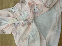 OAK FAMILY嬰幼兒寶寶防曬斗篷夏天戶(hù)外防紫外線(xiàn)冰絲防曬衣外套 松松貓 100 cm 曬單實(shí)拍圖