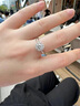 FEILACK鉆戒女莫桑石純銀戒指表白求婚結(jié)婚紀(jì)念日婚戒送女友生日禮物 1克拉閉口8-20下單備注號(hào)數(shù) 曬單實(shí)拍圖