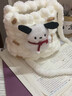 MDUG手工DIY編織包包HelloKitty毛線(xiàn)材料包制作新年送女友禮物斜挎包 【帕恰狗款/白配黑】DIY手工包包 （材料包+教程）毛絨肩帶 曬單實(shí)拍圖