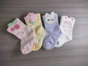 貝比嬰兒襪子秋冬款純棉a類(lèi)女童中筒襪無(wú)骨春秋季新生兒襪子不勒腿 萌寵兔兔 春秋款【禮盒裝】 4雙 0-6月 適合腳長(cháng)6-8cm 曬單實(shí)拍圖