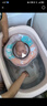 swimbobo嬰兒游泳圈脖圈0-5個(gè)月新生兒游泳脖圈嬰兒洗澡頸圈粉色BO1003M 曬單實(shí)拍圖