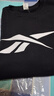 Reebok銳步官方男女黑色基礎LOGO款百搭時(shí)尚經(jīng)典圓領(lǐng)套頭長(cháng)袖衛衣 GR8472 黑色 S 曬單實(shí)拍圖