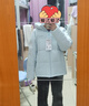 波司登（BOSIDENG）25年新款羽絨服90絨女短款連帽保暖防風(fēng)修身加厚外套B250245112XS 凈水藍|5981-歐若風(fēng) M 165/88A 體重約125-140斤 曬單實(shí)拍圖