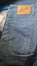 海瀾之家直筒牛仔褲男25五袋款繡花時(shí)尚褲子男春季HKNAW1J013A 曬單實(shí)拍圖