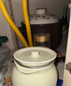 卡洛樂(lè )陶瓷豬油罐子家用耐高溫帶蓋裝葷油辣椒油儲油壺帶濾網(wǎng)濾渣食品級 雙耳-奶油白1400ml+勺子+304濾網(wǎng) 曬單實(shí)拍圖