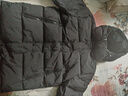 雪中飛高充絨連帽羽絨服男士冬季戶外出勤休閑三層保暖防寒科技羽絨外套 黑色 L (175) 曬單實拍圖