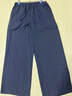 優(yōu)衣庫女裝麻混紡松緊長褲/休閑褲473791 69 藏青色 M /160/66A 曬單實拍圖