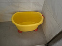 小黃鴨兒童洗澡桶寶寶泡澡桶嬰兒可坐浴桶小孩洗澡盆家用厚沐浴桶 小黃鴨【0-10歲】+大禮包 曬單實(shí)拍圖