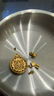 京工美作黃金足金999.9金豆攢金收藏投資黃金攢錢送老婆生日禮物金愛心1g 曬單實(shí)拍圖