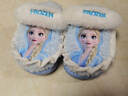 糖果澀愛(ài)莎公主兒童棉拖鞋冬季女童保暖防滑寶寶女孩子加厚毛絨包跟棉鞋 天藍拖鞋 28 -29內長(cháng)17CM 曬單實(shí)拍圖
