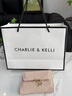 CHARLIE&KELLI品牌小c&k女士零錢(qián)包卡包迷你收納小包包2025新款單肩包女 粉杏色【代寫(xiě)賀卡 品牌禮袋】 曬單實(shí)拍圖