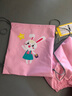 lemonkid兒童雨衣男童女寶寶雨披斗篷式小學(xué)生雨具 蒂娜彩虹星星兔 M 曬單實(shí)拍圖