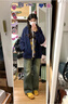 真維斯（JEANSWEST）酒紅色衛衣外套女春秋季2025新款寬松休閑開(kāi)衫小個(gè)子連帽短上衣潮 曬單實(shí)拍圖