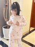 笛莎（DEESHA）7A抑菌三層夾棉循環(huán)鎖溫女童加厚半高領(lǐng)內衣保暖內衣套裝 曬單實(shí)拍圖