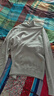 卡賓（CABBEEN）商場(chǎng)同款卡賓都市男裝字母刺繡高領(lǐng)毛衣22秋新款線(xiàn)衫 果灰色38 XL (180) 52 曬單實(shí)拍圖