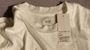 優(yōu)衣庫男裝女裝柔軟圓領(lǐng)T恤/休閑長(cháng)袖上衣25秋冬新款479783 00 白色 S /165/84A 曬單實(shí)拍圖