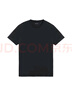 十如仕T恤男女款短袖休閑運動(dòng)夏季純棉打底衫吸濕速干 T01 黑色 2XL 曬單實(shí)拍圖