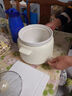 蘇泊爾（SUPOR）電燉鍋家用陶瓷煲湯鍋?zhàn)仙盁鯗局鄬Ｓ萌詣?dòng)煮粥神器燉盅 淡黃色 【白瓷內(nèi)膽+可視玻璃上 3L 曬單實(shí)拍圖