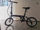 大行（DAHON）KT610折疊自行車16英寸單速男女學(xué)生上班上學(xué)城市通勤單車 黑色 曬單實(shí)拍圖