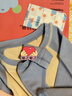 Q21【中暖】小暖皮兒童保暖內衣套裝男女童秋衣秋褲校服神器 條紋黃 100 曬單實(shí)拍圖