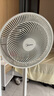 美的（Midea）電風(fēng)扇家用7葉落地扇搖頭電風(fēng)扇循臥室宿舍輕音風(fēng)扇臺式桌面小型風(fēng)扇臺地兩用升級款 白色丨7葉臺地兩用 曬單實(shí)拍圖