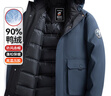 羅蒙（ROMON）短款連帽羽絨服男2024秋冬新款百搭休閑時(shí)尚加厚保暖羽絨外套 藏青色 2XL 185 (建議145-160斤) 曬單實(shí)拍圖