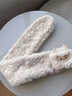 COSMICKISS日系ins小羊毛絨絨交叉短款小圍脖女冬季保暖百搭學(xué)生情侶圍巾潮 白色小羊-70*10cm-一條 曬單實(shí)拍圖