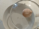蘇泊爾（SUPOR）平底鍋星星石輕鑄聚油深煎鍋不粘煎鍋28cm磁爐燃氣通用EJ28LBP02 曬單實(shí)拍圖